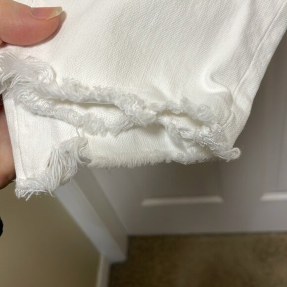 American Eagle Super Stretch Jegging Crop White Denim Jeans Size 6 - Picture 4 of 10